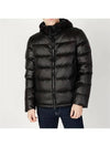 HONOVA NR 02 Hooded Down Jacket Black - PEUTEREY - BALAAN 3