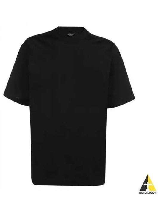 Care Label Short Sleeve T-Shirt Black - BALENCIAGA - BALAAN 2