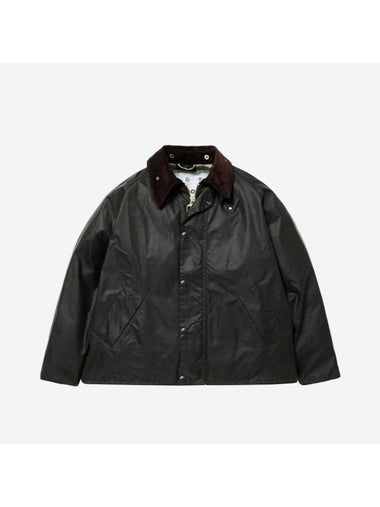 Barber Transport Casual Wax Jacket Sage - BARBOUR - BALAAN 1