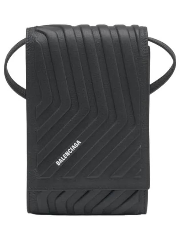 Car strap phone pouch black - BALENCIAGA - BALAAN 1