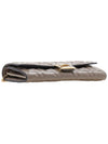 Baguette Continental Chain Leather Long Wallet Grey - FENDI - BALAAN 6