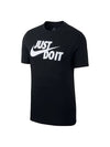 Swoosh Short Sleeve T-Shirt Black - NIKE - BALAAN 4