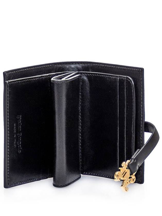 monogram embellished leather wallet PWNC006S24LEA0011076 - PALM ANGELS - BALAAN 5