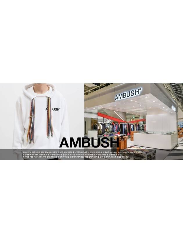 WOMEN'S WORKSHOP EXCLUSIVE HOODIE SWEATSHIRT BWBB003F21FLE001 6225 NATURAL VALIANT AMC101be - AMBUSH - BALAAN.