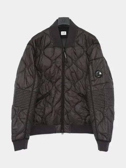 Liner Padded Bomber Jacket Black - CP COMPANY - BALAAN 2