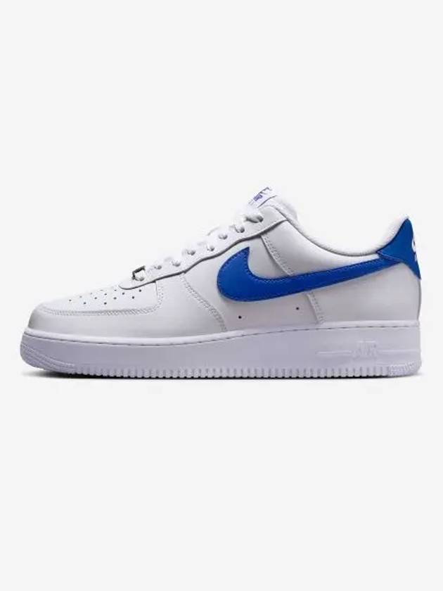 Air Force 1 07 Low Top Sneakers Blue White - NIKE - BALAAN 2