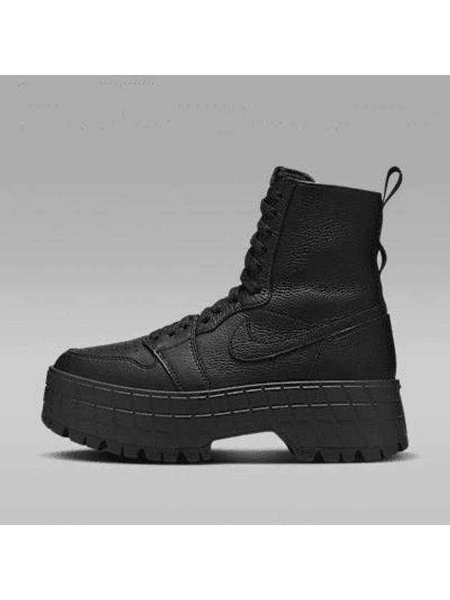 Women's Air Jordan 1 Brooklyn Wolker Boots Black - NIKE - BALAAN 2