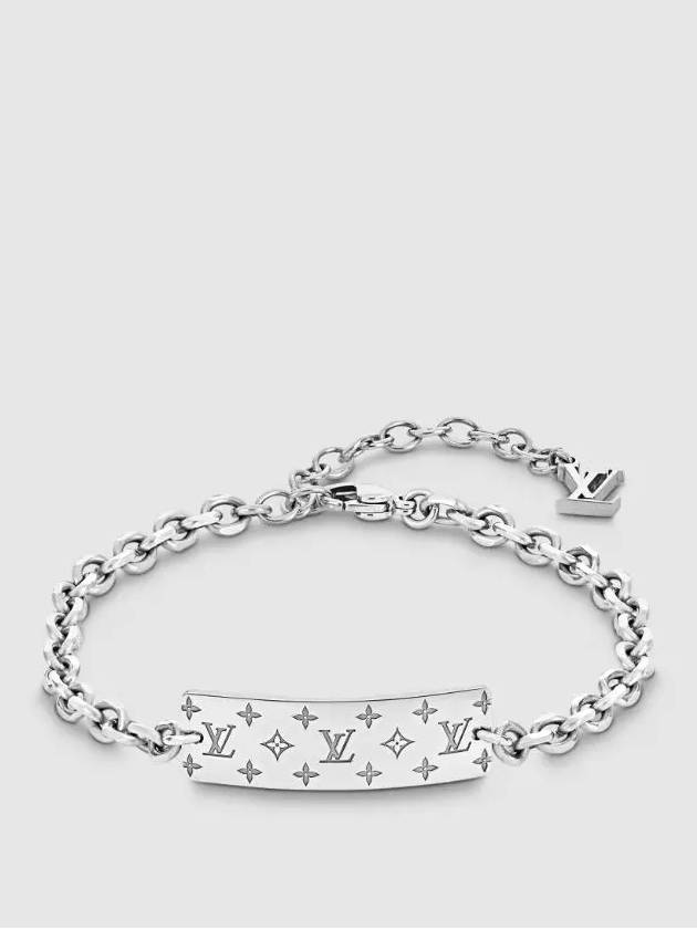 Monogram Bold Bracelet Silver - LOUIS VUITTON - BALAAN 5