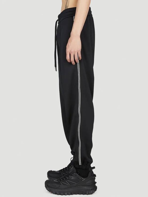 Side Pocket Striped Tech Jersey Track Pants 8H00002 899A1 999 - MONCLER - BALAAN 3