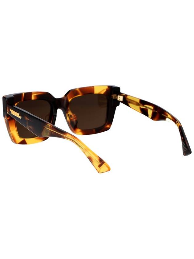 Eyewear Havana Bold Square Sunglasses Brown - BOTTEGA VENETA - BALAAN 5