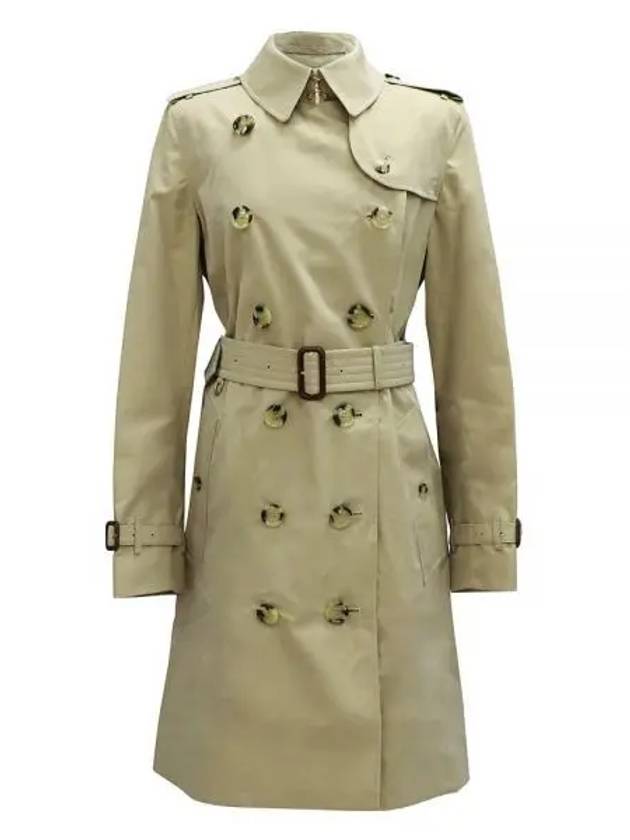 Women's Mid-Length Kensington Heritage Trench Coat Beige - BURBERRY - BALAAN 2