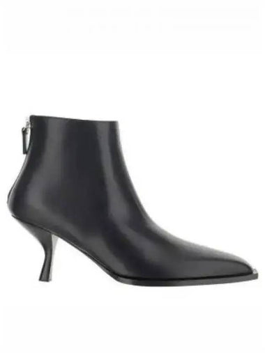 Coco Calf Leather Mid Boots Black - THE ROW - BALAAN 1