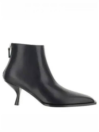 Coco Calf Leather Mid Boots Black - THE ROW - BALAAN 2