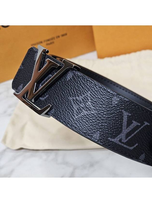 LV Initial 40MM Reversible Leather Belt 85CM Grey - LOUIS VUITTON - BALAAN 3