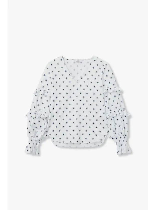 PS Women Floral Cotton Blouse White - PAUL SMITH - BALAAN 1