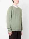 OLD Treatment Wappen Patch Crew Neck Sweatshirt Green - STONE ISLAND - BALAAN 4