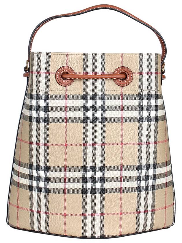 Vintage Check Bucket Bag Beige - BURBERRY - BALAAN 6