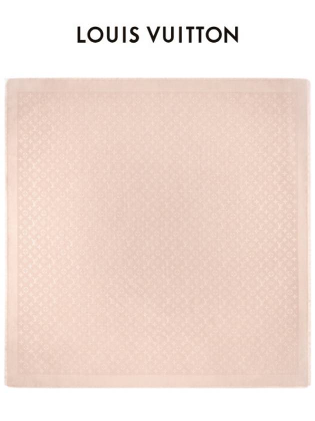 Monogram Classic Silk Scarf Beige - LOUIS VUITTON - BALAAN 5