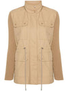 Patch Pocket Cotton Cardigan Light Beige - MONCLER - BALAAN 2