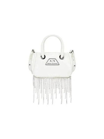 Women s Crystal Fringe Phone Case White 270189 - ARMANI EXCHANGE - BALAAN 1