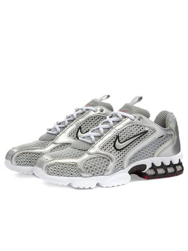 Air Zoom Spiridon Cage 2 Low Top Sneakers Metallic Silver - NIKE - BALAAN 3