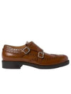 5E039E 055 F0005 Churchs Brushed Leather Double Monk Brogue Shoes - MIU MIU - BALAAN 1