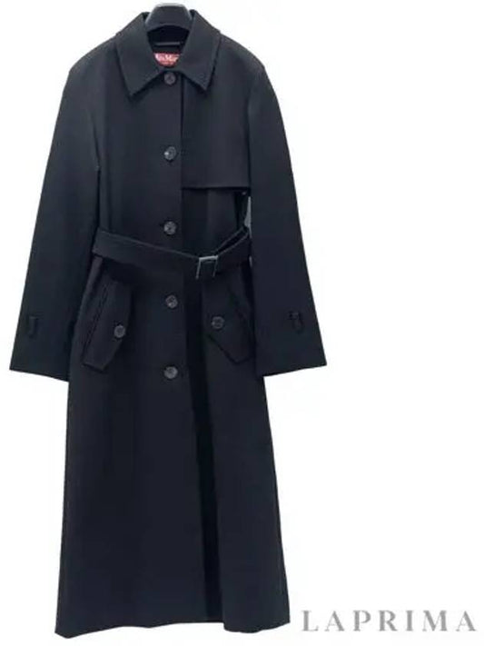 STUDIO MAXMARA Max Mara Panfilo bell long coat 003 - S MAX MARA - BALAAN 1