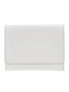 Stitched Trifold Halfwallet White - MAISON MARGIELA - BALAAN 1