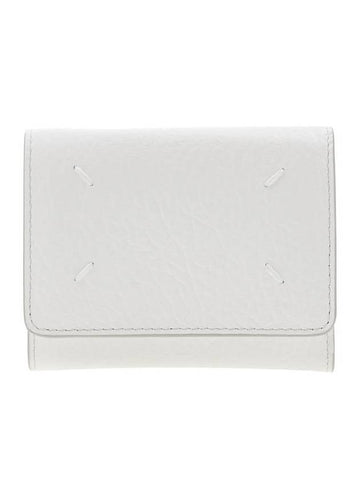 Stitched Trifold Halfwallet White - MAISON MARGIELA - BALAAN 1