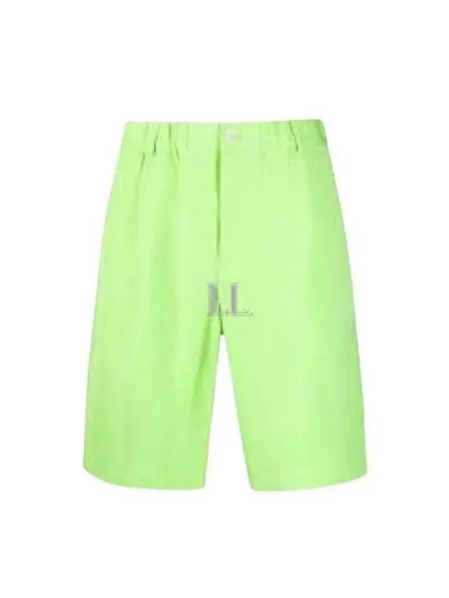 Men's Bermuda Viscose Shorts Lime Green - JACQUEMUS - BALAAN 2