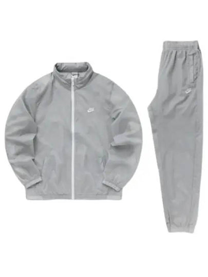 Club Lined Woven Tracksuit Grey - NIKE - BALAAN 2