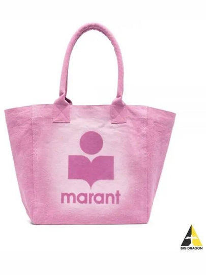 Yenky Small Cotton Tote Bag Pink - ISABEL MARANT - BALAAN 2