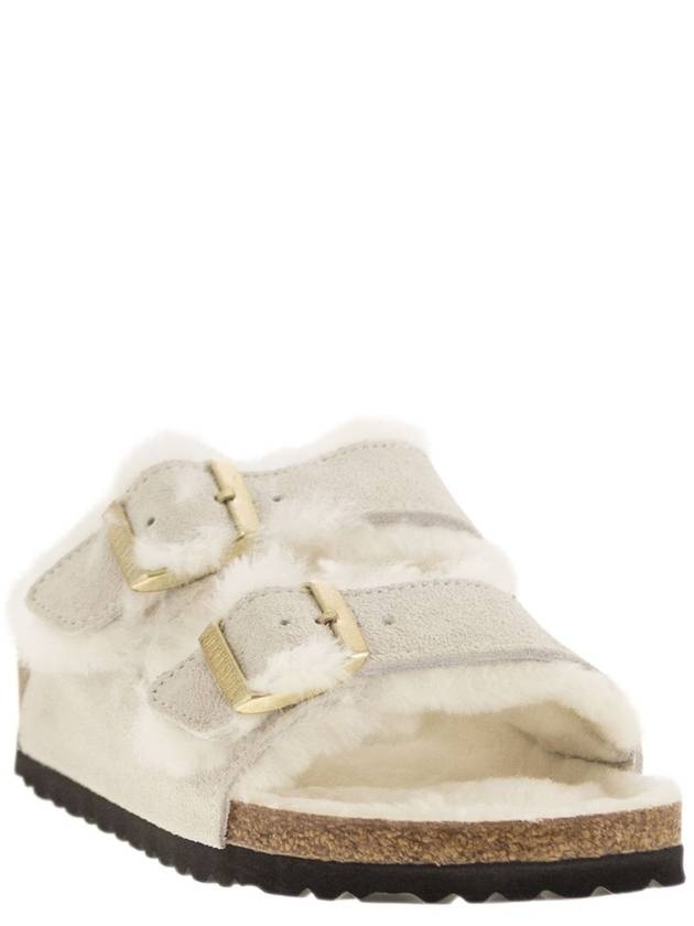 Arizona Shearling Slippers Antique White - BIRKENSTOCK - BALAAN 3