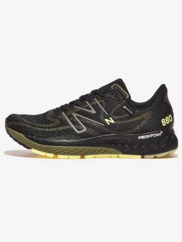 Fresh Foam X 880 V13 Low Top Sneakers Black Green - NEW BALANCE - BALAAN 1