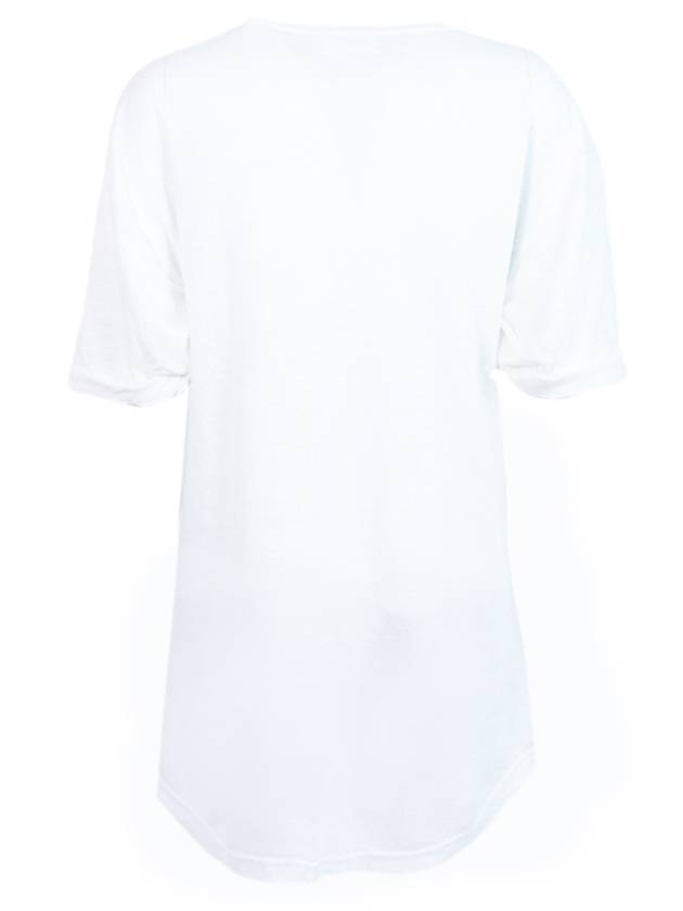 Coldy Linen Women's Short Sleeve TShirt TS0004FA A1N10E BUWE - ISABEL MARANT - BALAAN 2