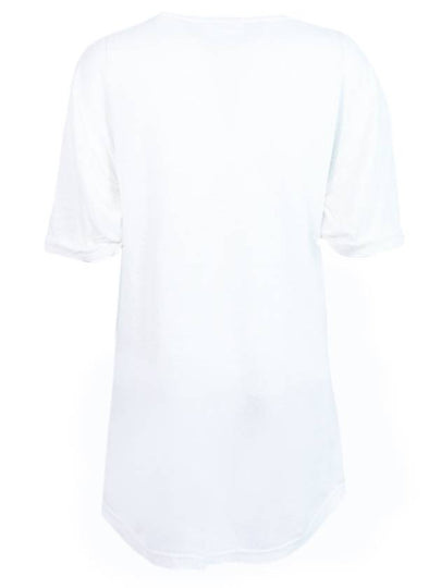 Coldy Linen Women's Short Sleeve TShirt TS0004FA A1N10E BUWE - ISABEL MARANT - BALAAN 2