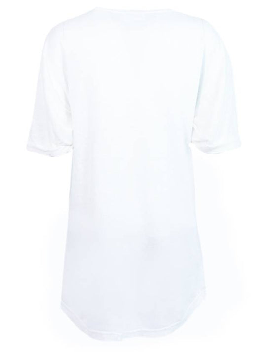 Coldy Linen Women's Short Sleeve TShirt TS0004FA A1N10E BUWE - ISABEL MARANT - BALAAN 2