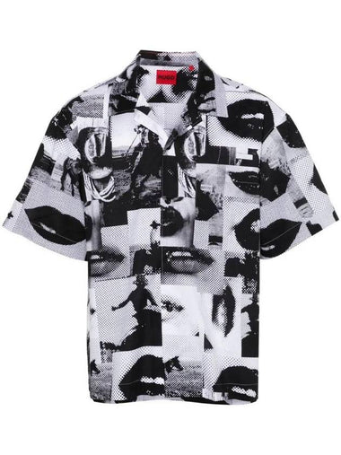 graphic print shirt 50508612 - HUGO BOSS - BALAAN 1