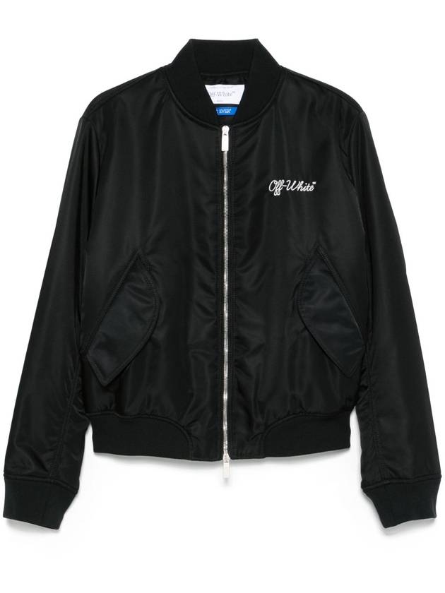 Script NYL bomber jacket - OFF WHITE - BALAAN 1