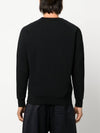 Monochrome Fox Head Patch Classic Sweatshirt Black - MAISON KITSUNE - BALAAN 3