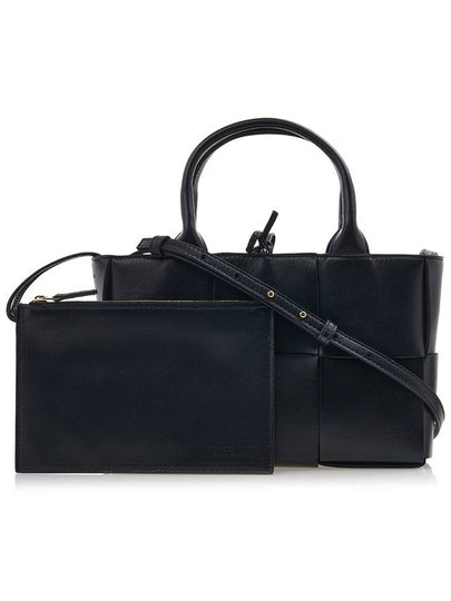 Arco Mini Tote Bag Black - BOTTEGA VENETA - BALAAN 2