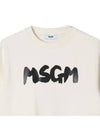 Kids Women Logo Sweatshirt Cream F4MSJUSW060 013 - MSGM - BALAAN 4