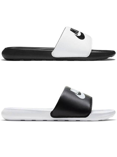 Victory One Slide Mix Slippers Black White - NIKE - BALAAN 1