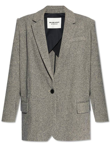 Marant Etoile Coat 'Cakaito', Women's, Grey - ISABEL MARANT - BALAAN 1