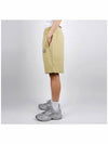 Bold Fox Head Patch Oversized Jog Shorts Mustard Green - MAISON KITSUNE - BALAAN 4