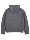 Women s Hooded Knit Cardigan 2834LXKW GREY - BLACK&WHITE - BALAAN 2