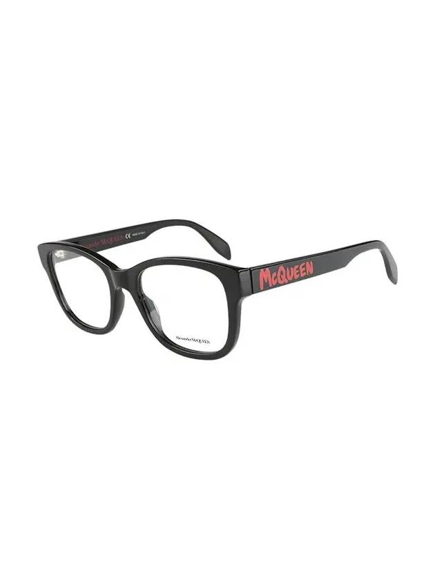 Eyewear Square Acetate Eyeglasses Black - ALEXANDER MCQUEEN - BALAAN 4