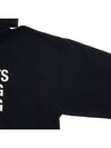 Language Logo Print Hooded Top Black - VETEMENTS - BALAAN.