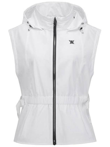 Official W WAIST SHIRRING HOODY VEST OW - ANEWGOLF - BALAAN 1