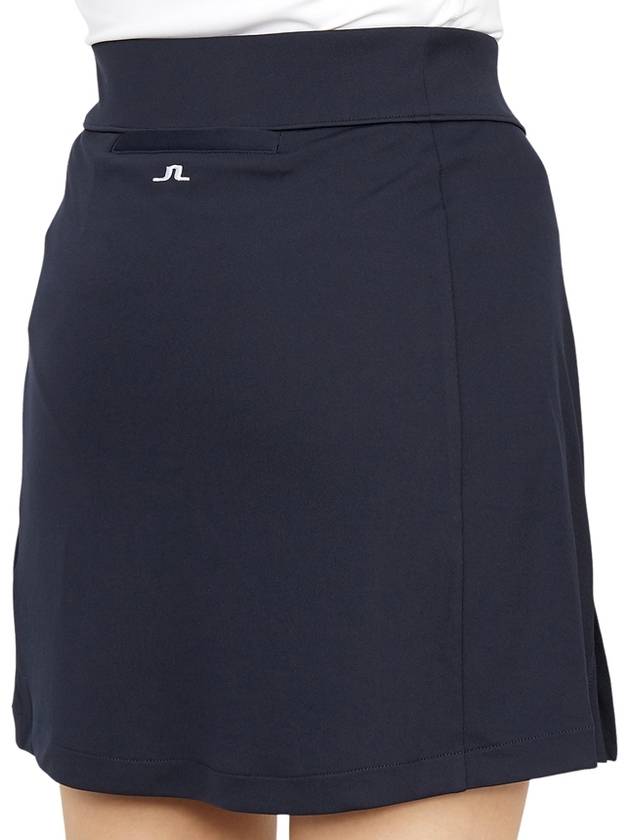 Women's Amelie Mid Golf Skirt Navy - J.LINDEBERG - BALAAN 11